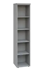 SIN 5 - 4N kancelářská skříň, nika, 1820x400x400, šedá